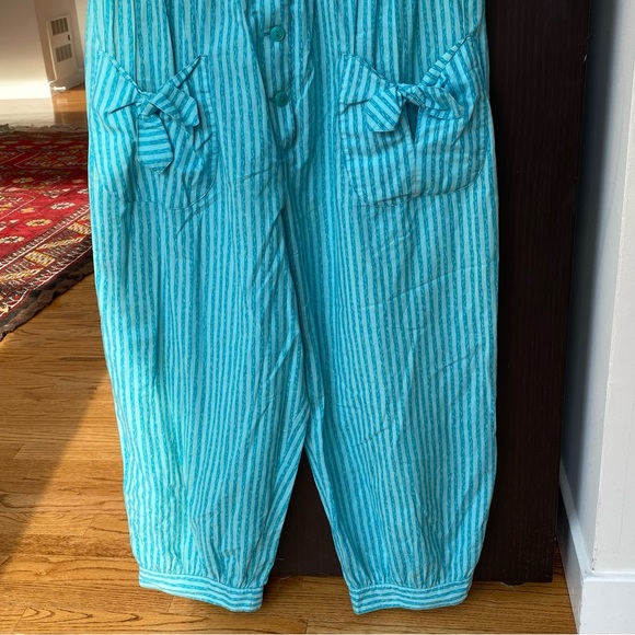 Vintage Laura Ashley Romper Jumper Jumpsuit - Picture 8 of 12